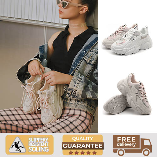 Tasman AUS Mermaid Color Chunky Sneakers, Slip- resistant 4173