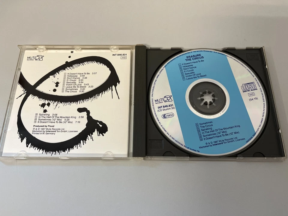 Erasure – The Circus - CD © 1987 - 2x 12"Mixes: Sometimes,It Doesn´t Have To Be - Bild 2 von 3