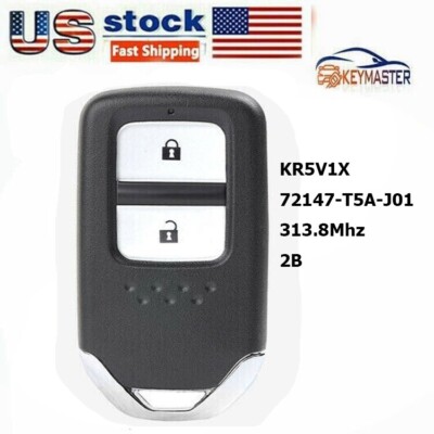 Smart Remote Key Fob for Honda Fit City Jazz Shuttle Vezel KR5V1X  72147-T5A-J01