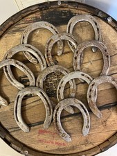 1 Authentic Used horse shoe Mild Steel Blacksmith Crafts Cowboy Art Rusted