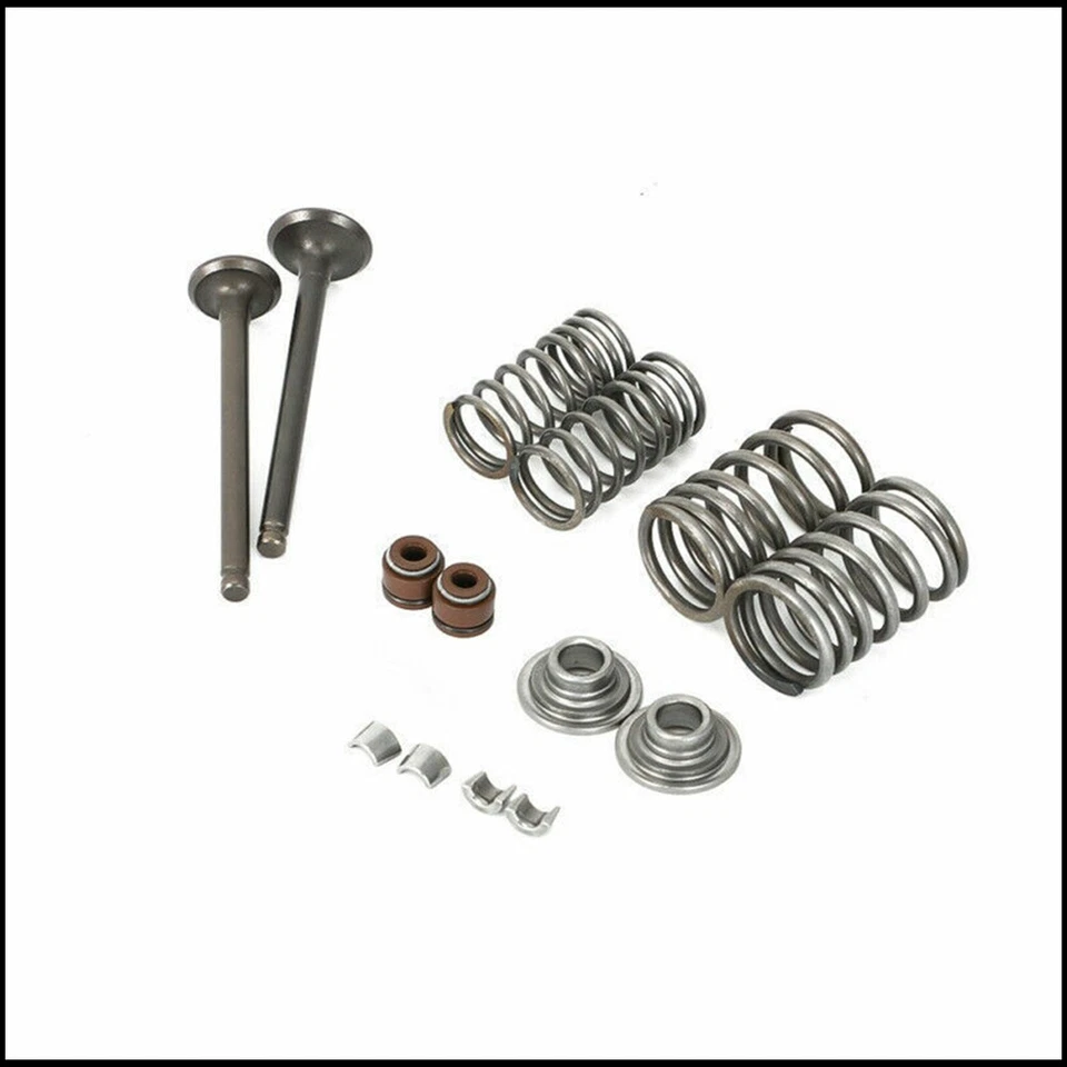 Intake Exhaust For Honda CRF50F 2004-2008 Valves Springs Clips Seals Set New - Image 4 of 4