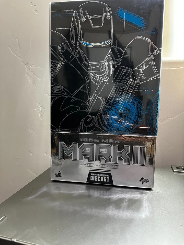 Iron Man Mark escala 2-1/6 Die Cast Hot Toy Movie Masters MMS431 Foto 3 de 3