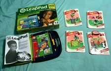 LEAPPAD LEAPFROG READ  WRITE LEARNING SYSTEM works 5 BOOKS  1 CARTRIDGE TESTED