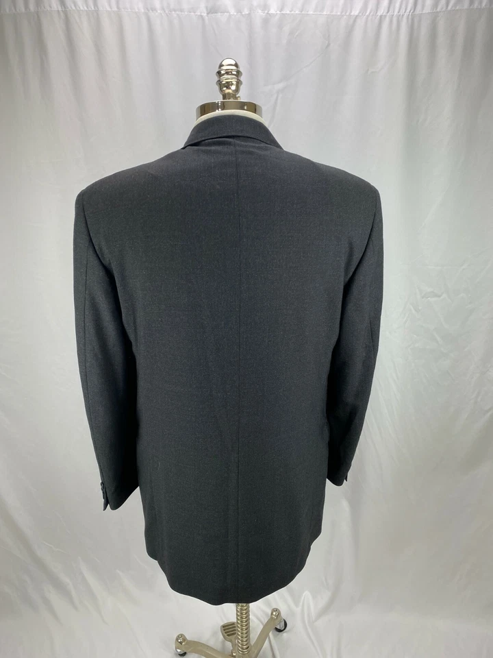 Barneys New York мужской серый Glen клетку шерсти блейзер куртка 42L - Изображение 4 из 4