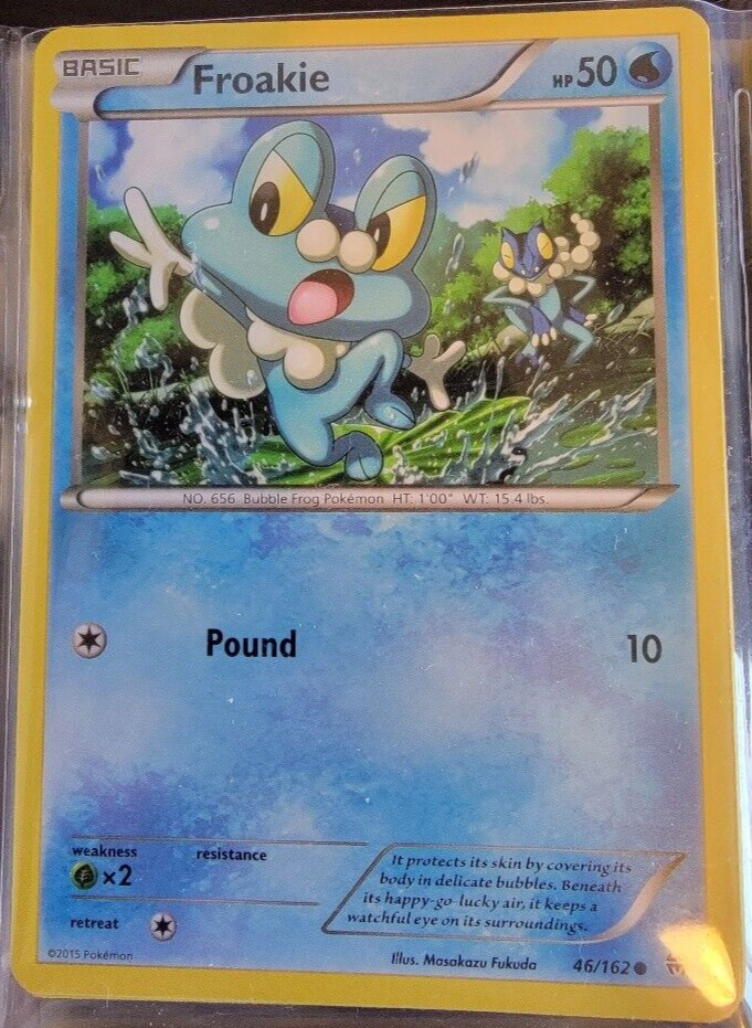 Froakie # 46/162 XY: Breakthrough Set Pokemon Trading Cards TCG Game NM/MINT
