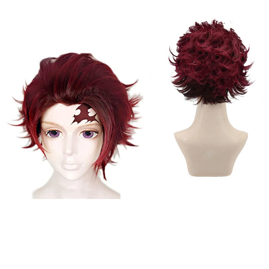 Para hombres Niñas Cosplay Cazador de Demonios Disfraz Kamado Tanjirou Capa Halloween Foto 4 de 4