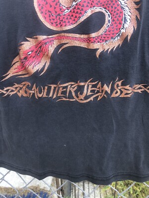 Jean Paul Gaultier Y2K 90s Dragon Long Sleeve Shirt | eBay