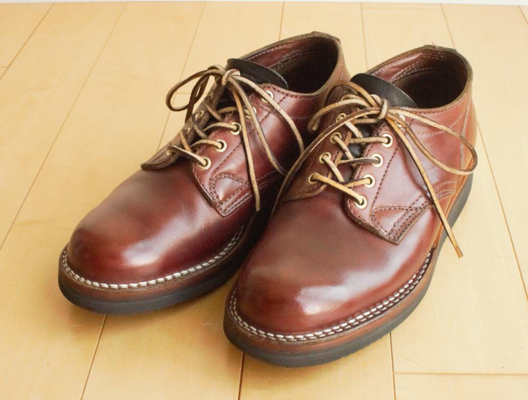 VIBERG OXFORD BOOTS Vibram HERALD SOLE Burgundy chrome excel VIBERG OXFORD BOOTS Vibram HERALD SOLE Burgundy chrome excel