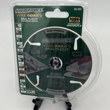 NIB Unopened Masterforce® Full Boar 4-1/2" Multi-Cut Diamond Edge Grinding Wheel