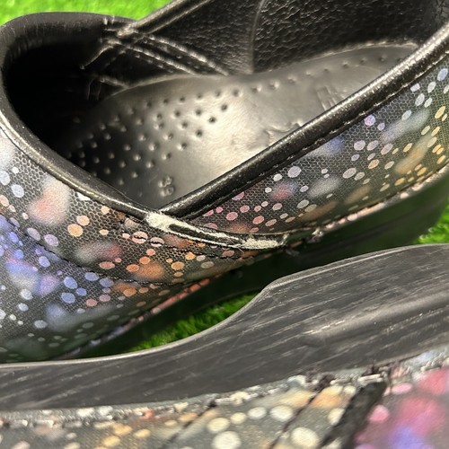 Dansko Clogs Womens 8.5 Black Spotted Shoes Slip On Casual Nurse Work - Picture 14 of 15