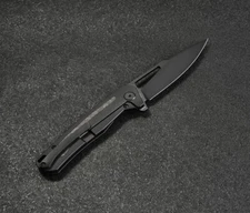 CMB Made Knives Folding Knife 3.75 CPM S35VN Steel Blade Titanium/Carbon Fiber