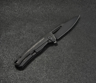 CMB Made Knives Folding Knife 3.75 CPM S35VN Steel Blade Titanium/Carbon Fiber