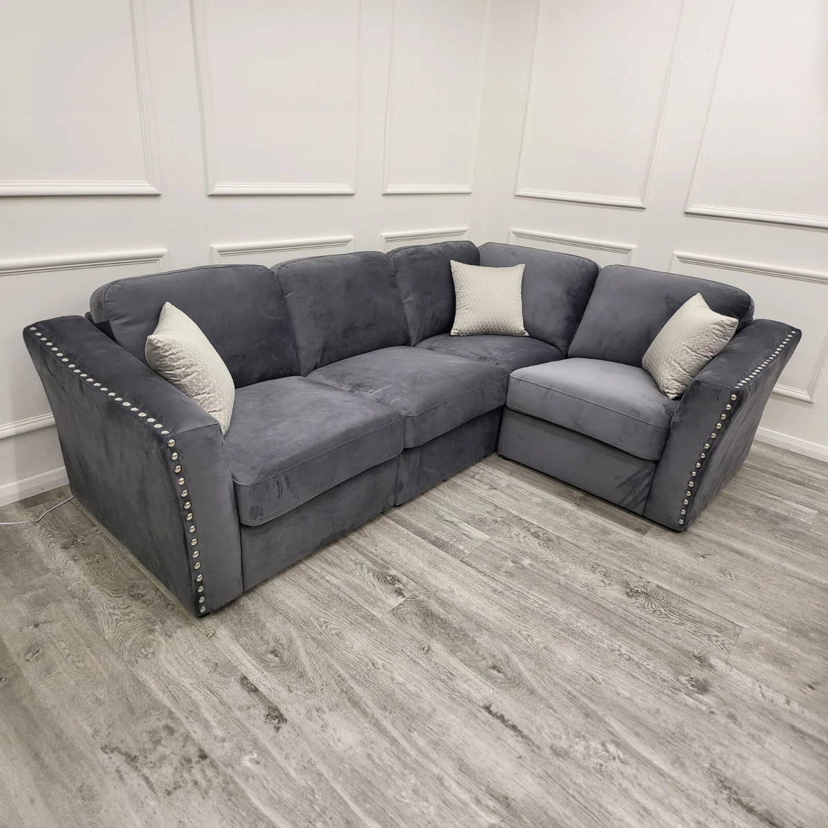 Steel grey couch online