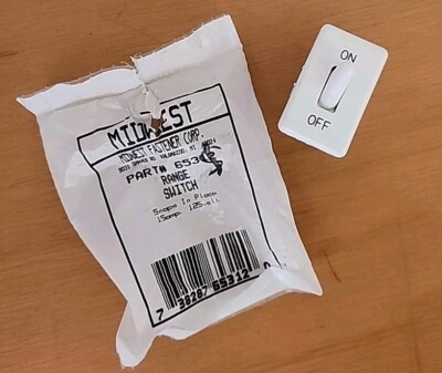 MIDWEST Snap In Range On Off Toggle Switch Part # 65312 OEM 15A 125V Switch