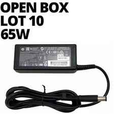 Lot of 10 NEW Genuine HP 65W AC Adapter ProBook Laptop Chargers  Cords