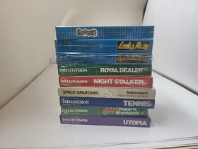 9 NEW Game LOT of Intellivision Games Donkey Kong Jr/Venture/Lady Bug #YY6