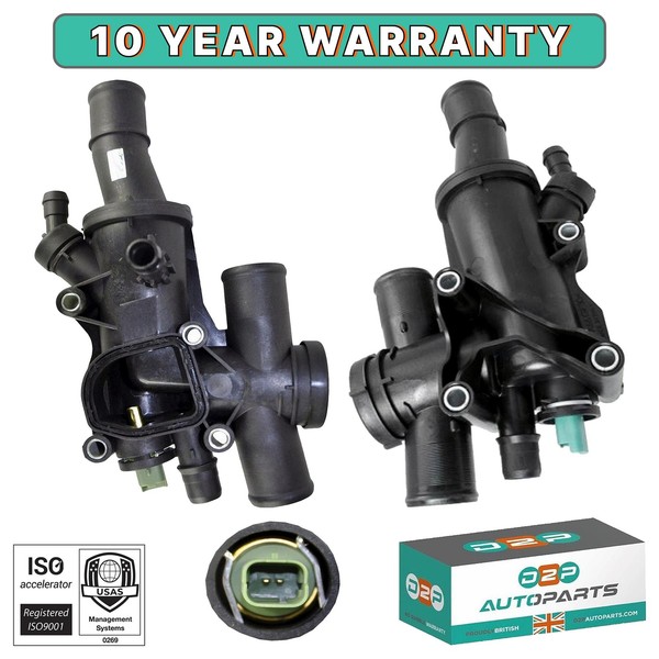 Thermostat Mit GehäUse+Sensor FüR Fiat Scudo Ulysse Lancia Phedra 2.0 Diesel-image
