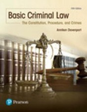 *Excellent* Basic Criminal Law: The Constitut...