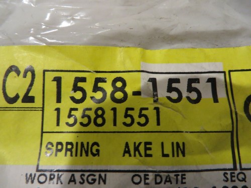 OEM # 15581551 GM General Motors AC DELCO OEM new BRAKE CALIPER disc pad spring - Picture 2 of 3