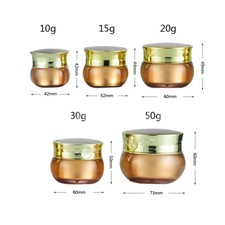 Bulk 10g 15g 20g 30g 50g Empty Cosmetic Jars Containers Cream Salve Makeup Pot