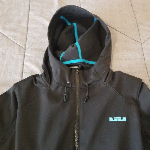 NIKE HYPER ELITE WINTERIZED JACKET MEN'S LARGE - LEBRON JAMES 686146-010 - Picture 2 of 14