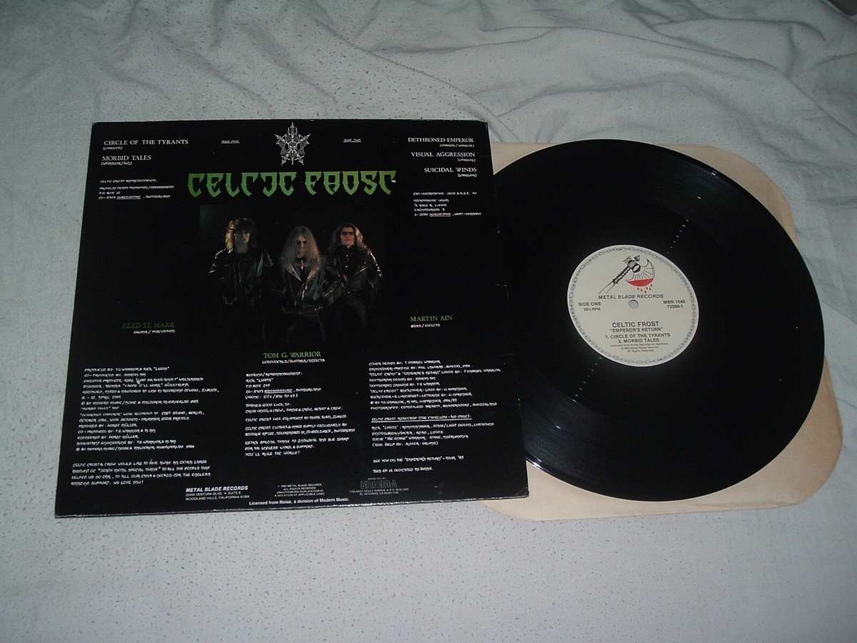 CELTIC FROST Emperor's Return '85 ORIGINAL US 1st press NMint | eBay