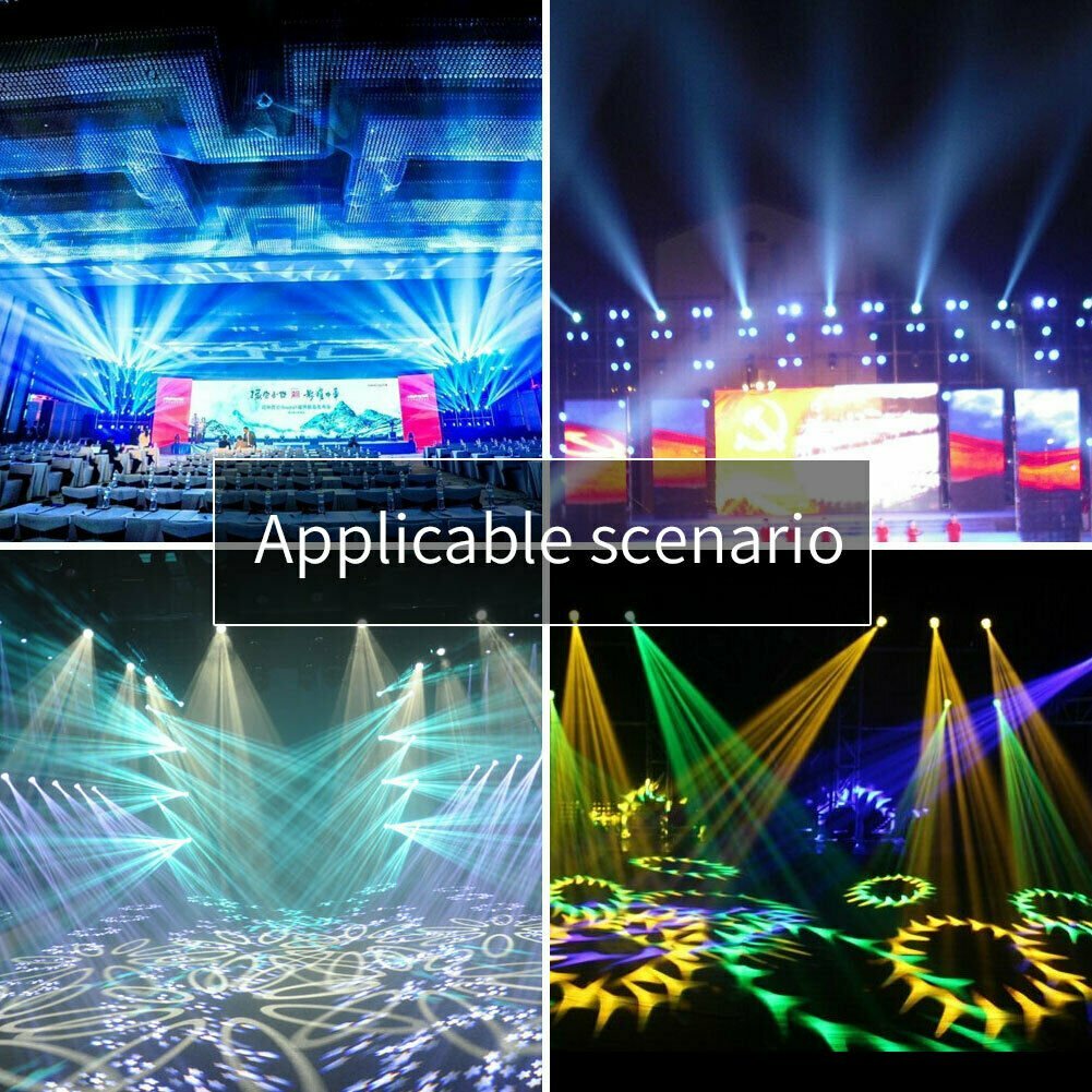 Luces DJ RGBW Movimiento 4X 120W LED Gobo RGBW Moving Head Licht Disco Party Spotlight Bühnenbeleuchtung Cabezas Moviles