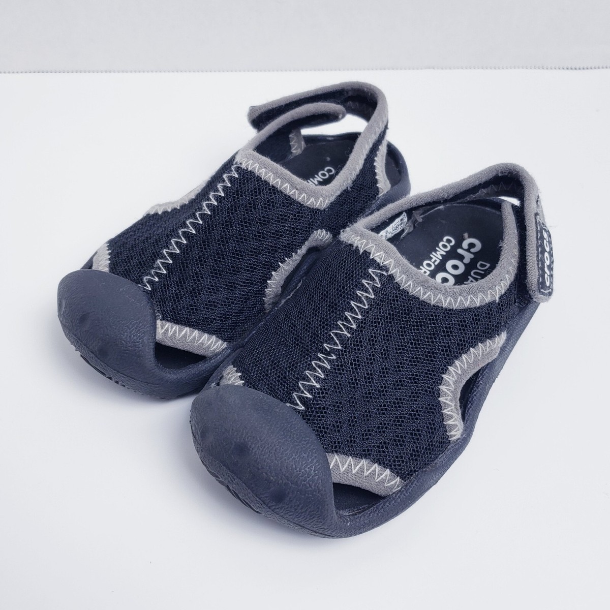 Crocs Dual Comfort Swiftwater Mesh Water Sandals Black  display picture 3