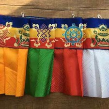 185" Hanging Hanging Curtains Buddhist Temples Tibetan Eight Auspicious Curtain