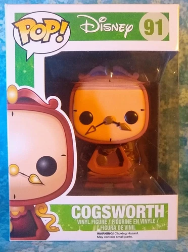 Funko POP! Disney #91: Cogsworth Beauty and the Beast Vaulted Vinyl Figure