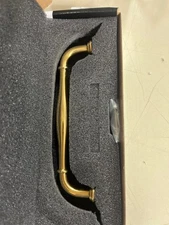 Alno A726-6-PB/NL Charlie 6" Solid Brass Handle/Pull - Unlacquered Brass