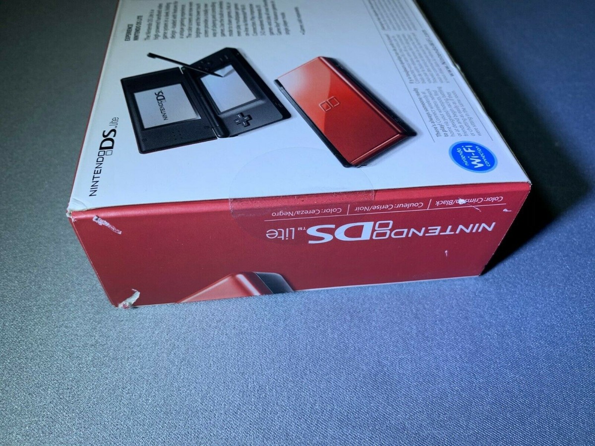 Nintendo DS Lite Crimson Handheld System - Red/Black for