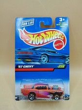 2000 Hot Wheels ~ Collector No 228 ~ '57 CHEVY ~ Orange/Red Pearl ~ Hiway Robber
