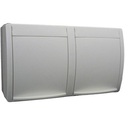 BUSCH JAEGER 20/2 EW-54 - CEE 7/3 - 2P+E - White - IP44 - 250 V - 16 A
