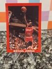 Michael Jordan Early Chicago Bulls Slam Dunk Promo Card NM