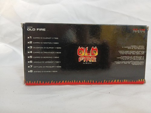 Brumm Toys Old Fire Series Fardier Per Cugnot In Original Box Vintage - Picture 5 of 8