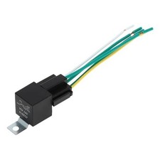 5 Pins 24V 40A 1 Pc Auto Relay with Metal Hanging Hole with Harness Sockets