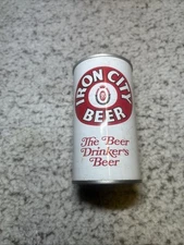 Vtg Iron City DRAFT Beer- Zip Top Can Pittsburgh Pennsylvania PA Advertisement 