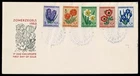 NETHERLANDS 1953 FDC Summer charity - flowers  SG05E