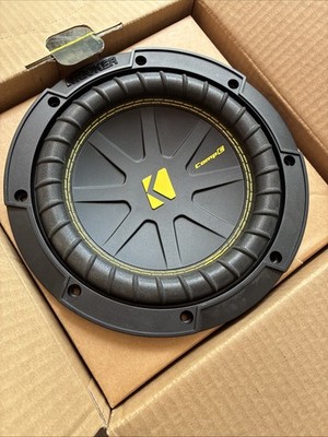 KICKER 50CWCD84 CAR AUDIO 8'' COMPC SERIES SUBWOOFER SUB WOOFER DVC 4OHM CWCD84