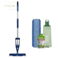 Floor Premium Spray Mop Includes Floor Cleaner and Machine Washable...
