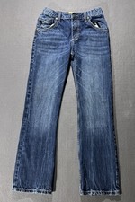 Wrangler 20X Jeans Boys 16 Fits 28x29 Dark Wash Denim Adjustable Cowboy Rodeo