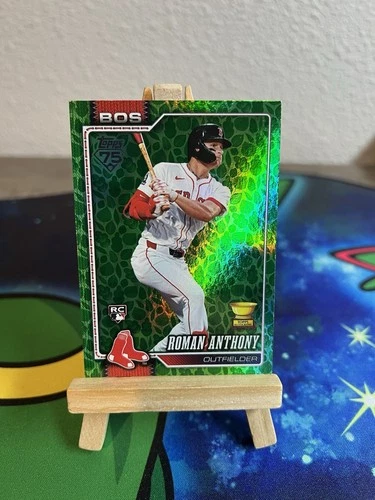 2026 Topps Series 1 Roman Anthony Rookie #189 RC Easter Green Foil Red Sox