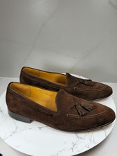 Ralph Lauren Herren Braun Luther Quaste Kalbs Wildleder Halbschuh Größe 11 E ...