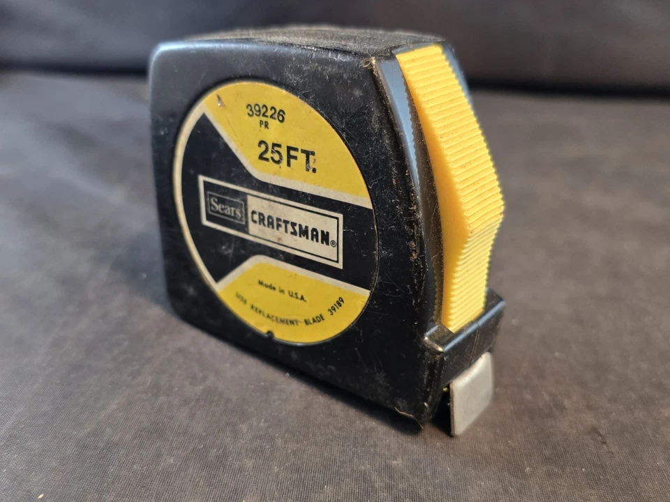 Vintage Sears Craftsman 25ft x 3/4" Tape Measure 39226  - Image 2 of 4
