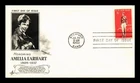 DR JIM STAMPS US COVER AMELIA EARHART AIR MAIL FDC SCOTT C68 ARTCRAFT
