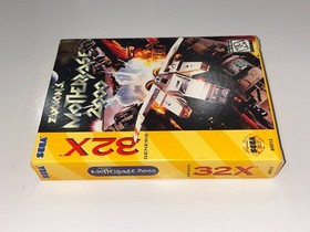 Zaxxon&rsquo;s Motherbase 2000 Sega Genesis 32x Complete in Box CIB Authentic-SHRINK!