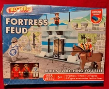 Blokko Fortress Feud 228 Pieces Knight Horse Block Building Set