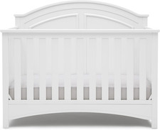 Perry 6-In-1 Convertible Crib - Greenguard Gold Certified, Bianca White