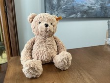 Steiff Jimmy Soft Cuddly Friends Teddy Bear Plush 12 Button 113505 NWT